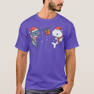 Weihnachten Narwhal Geschenk Kinder Beluga Whale G T-Shirt