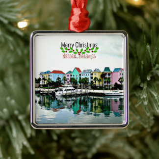 Weihnachten, Nassau Bahamas, Ornament Aus Metall