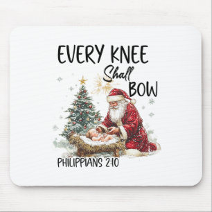 Weihnachten Nativität Christliche Männer Jedes Kni Mousepad