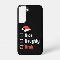 Weihnachten Naughty Bruh Funny Xmas List