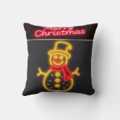 Weihnachten Neon Moderne Urlaubssammlung Kissen (Rückseite)