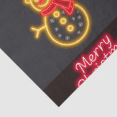 Weihnachten Neon Moderne Urlaubssammlung Seidenpapier (Ausschnitt)