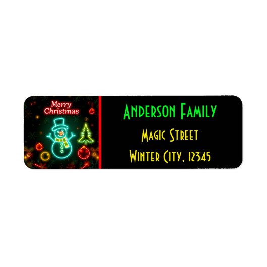 Weihnachten Neon Popular Holiday Collection (Vorne)