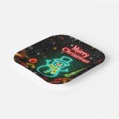 Weihnachten Neon Popular Holiday Collection Pappteller (Gewinkelt)