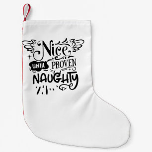 Weihnachten Nett Bis Zum Beweis Schlimm Lustiger W Kleiner Weihnachtsstrumpf