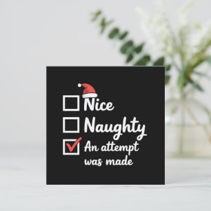 Weihnachten Nett Böser Versuch Wurde Gemacht Xmas