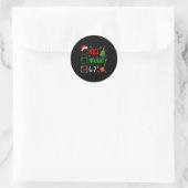 Weihnachten Nett Unartig 67 Brainrot Lustig 6-7 Me Runder Aufkleber (Tasche)