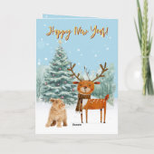 Weihnachten - Neue Imitate im Schlitten Sticken fr Karte (Rückseite)