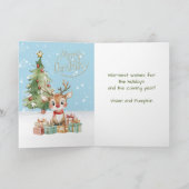 Weihnachten - Neue Imitate im Schlitten Sticken fr Karte (Innenseite)