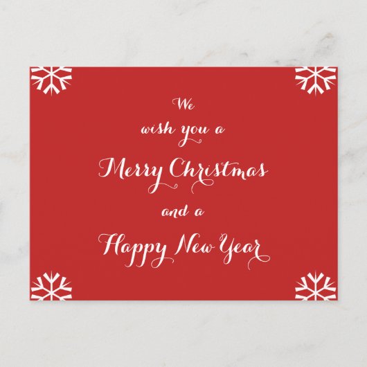 Weihnachten Neue Jahre Personalisierte Sitte (Vorderseite)