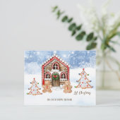 Weihnachten Neue Zuhause Weihnachtskarte (Stehend Vorderseite)