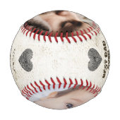 Weihnachten Neuer Papa Bester Vater je DIY FotoCol Baseball (Rückseite)