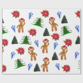 Weihnachten, Neues Jahr Geschenkpapier (Flach)