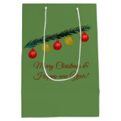 Weihnachten, Neues Jahr - Geschenktasche Mittlere Geschenktüte (Rückseite)