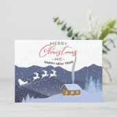 Weihnachten | Neues Jahr glücklich | Santa anpassb (Stehend Vorderseite)