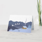 Weihnachten | Neues Jahr glücklich | Santa anpassb (Rückseite)