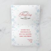 Weihnachten | Neues Jahr glücklich | Santa anpassb (Innenseite)