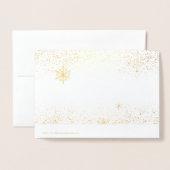 Weihnachten | Neues Jahr glücklich | Santa anpassb Folienkarte (Rückseite mit Umschlag)