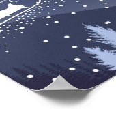 Weihnachten | Neues Jahr glücklich | Santa Poster (Ecke)