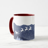 Weihnachten | Neues Jahr glücklich | Weihnachtsges Tasse (Vorderseite Links)