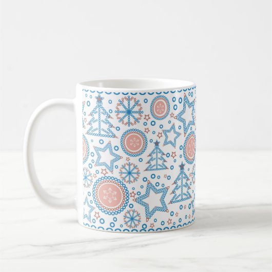 Weihnachten, neues Jahr Kaffeetasse (Links)