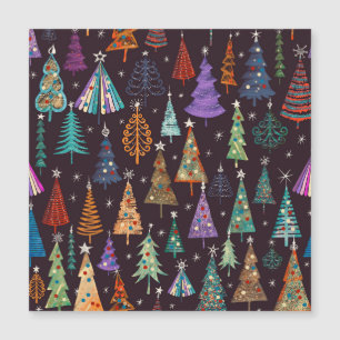 Weihnachten - Neues Jahr Magnetkarte
