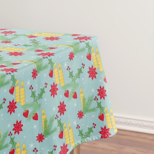 Weihnachten, Neues Jahr Muster. Tischdecke (Beispiel)