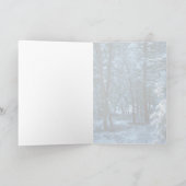 Weihnachten, Neues Jahr, Urlaub - Leere Feiertagskarte (Innenseite)