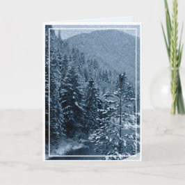 Weihnachten, Neues Jahr, Urlaub - Leere Feiertagskarte