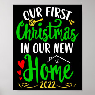Weihnachten Neues Zuhause Xmas Hausbesitzer Unsere Poster