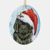 Weihnachten Neufundland Keramikornament (Rechts)
