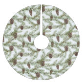 Weihnachten, Neujahr Polyester Weihnachtsbaumdecke (Vorderseite)