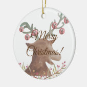 Weihnachten, Neujahr Schneeflocken Keramik Ornament (Links)