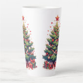 Weihnachten, Neujahr, Weihnachtsmann Milchtasse (Vorderseite)