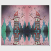 Weihnachten - Neujahrspapier Geschenkpapier (Flach)