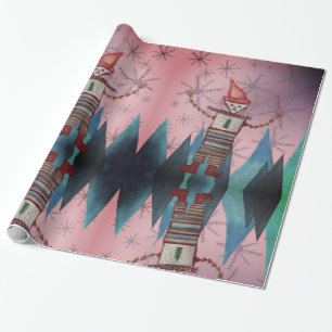 Weihnachten - Neujahrspapier Geschenkpapier