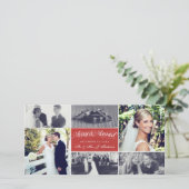 Weihnachten New Weds Merry & Verheiratete Fotocoll (Stehend Vorderseite)