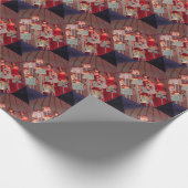 Weihnachten New York Window Display Geschenkpapier (Ecke)