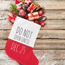 Weihnachten nicht geöffnet | Urlaub Großer Weihnachtsstrumpf