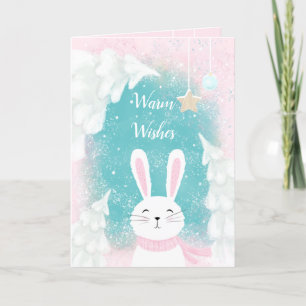 Weihnachten Niedlich Bunny Pink und Minze Weihnach