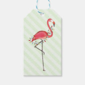 Weihnachten Niedlich Flamingo String Lights Geschenkanhänger (Vorderseite)