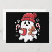 Weihnachten Niedlich Ghost Icaffee Retro Xmas Kaff (Vorne/Hinten)
