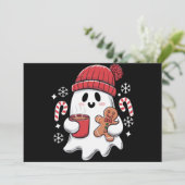 Weihnachten Niedlich Ghost Icaffee Retro Xmas Kaff (Stehend Vorderseite)