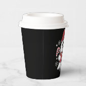 Weihnachten Niedlich Ghost Icaffee Retro Xmas Kaff Pappbecher (Rechts)