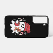 Weihnachten Niedlich Ghost Icaffee Retro Xmas Kaff Samsung Galaxy Hülle (Rückseite (Horizontal))