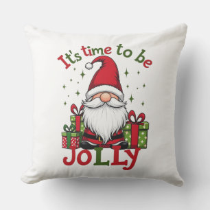 Weihnachten Niedlich Jolly Santa Holiday Kissen