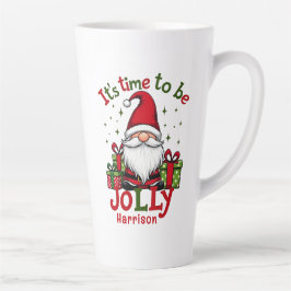 Weihnachten Niedlich Jolly Santa Personalisiert Na Milchtasse