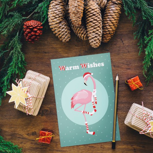 Weihnachten Niedlich Pink Flamingo