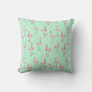Weihnachten Niedlich Pink Flamingo Muster Kissen