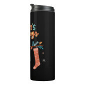 Weihnachten Niedlich Retro Thermosbecher (Nach rechts gedreht)